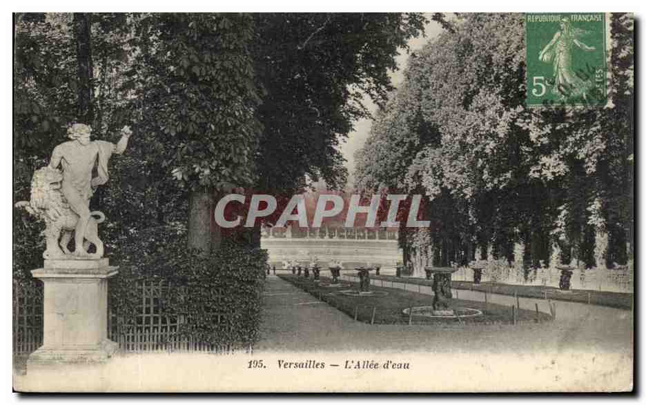 CPA Versailles L'Allee D'Eau