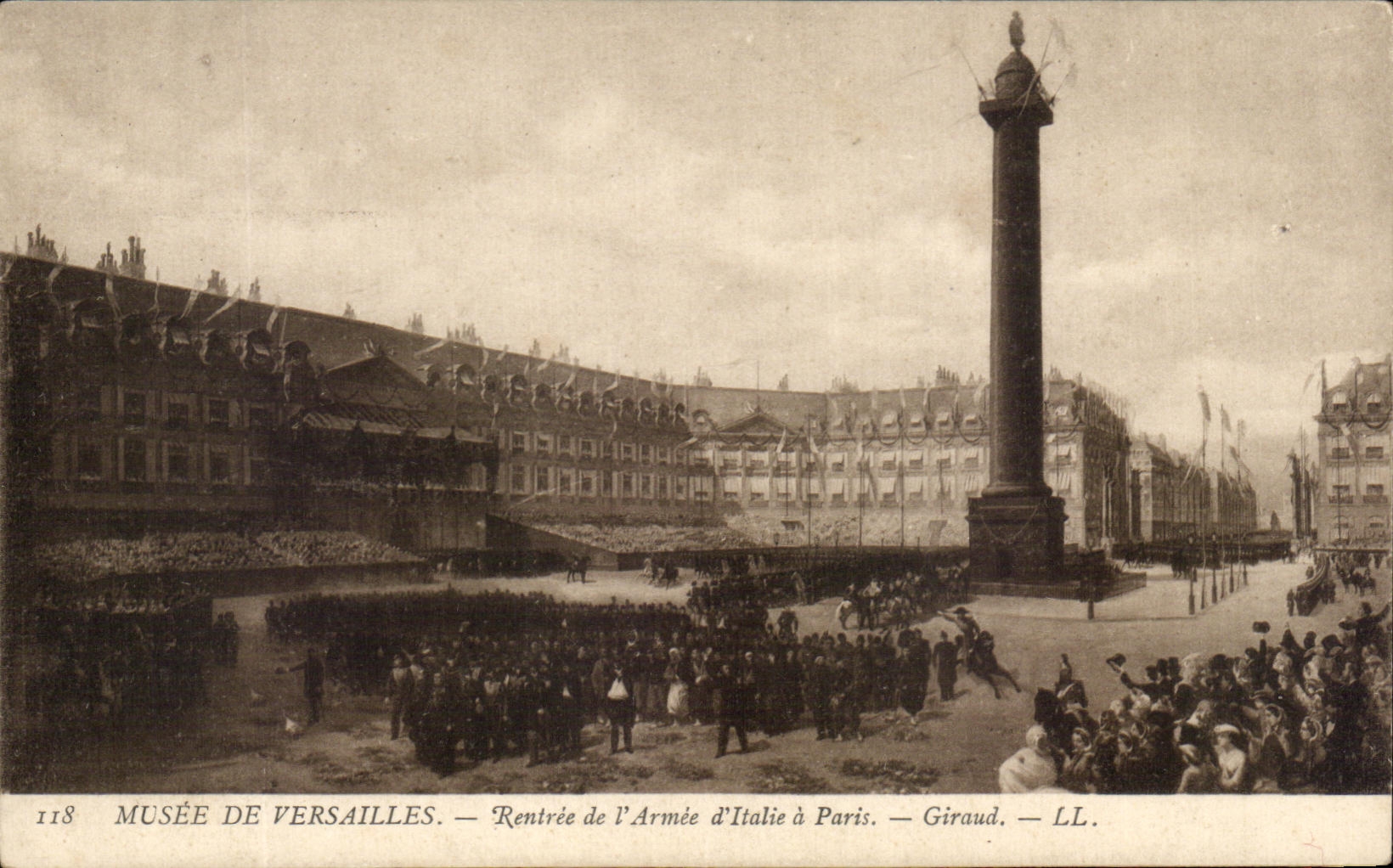 CPA Musee De Versailles Rentree De L'Armee D'Italie A Paris Giraud