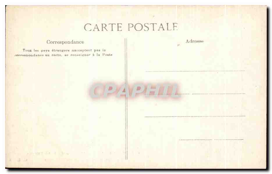 CPA Versailles Hameau Du Petit Trianon Un Coin De La Maison Du Seigneur — Rückseite