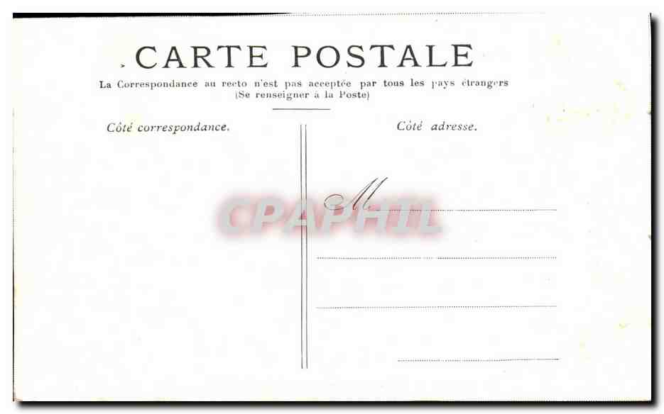 CPA Versailles Petit Trianon Le Boudoir — Verso
