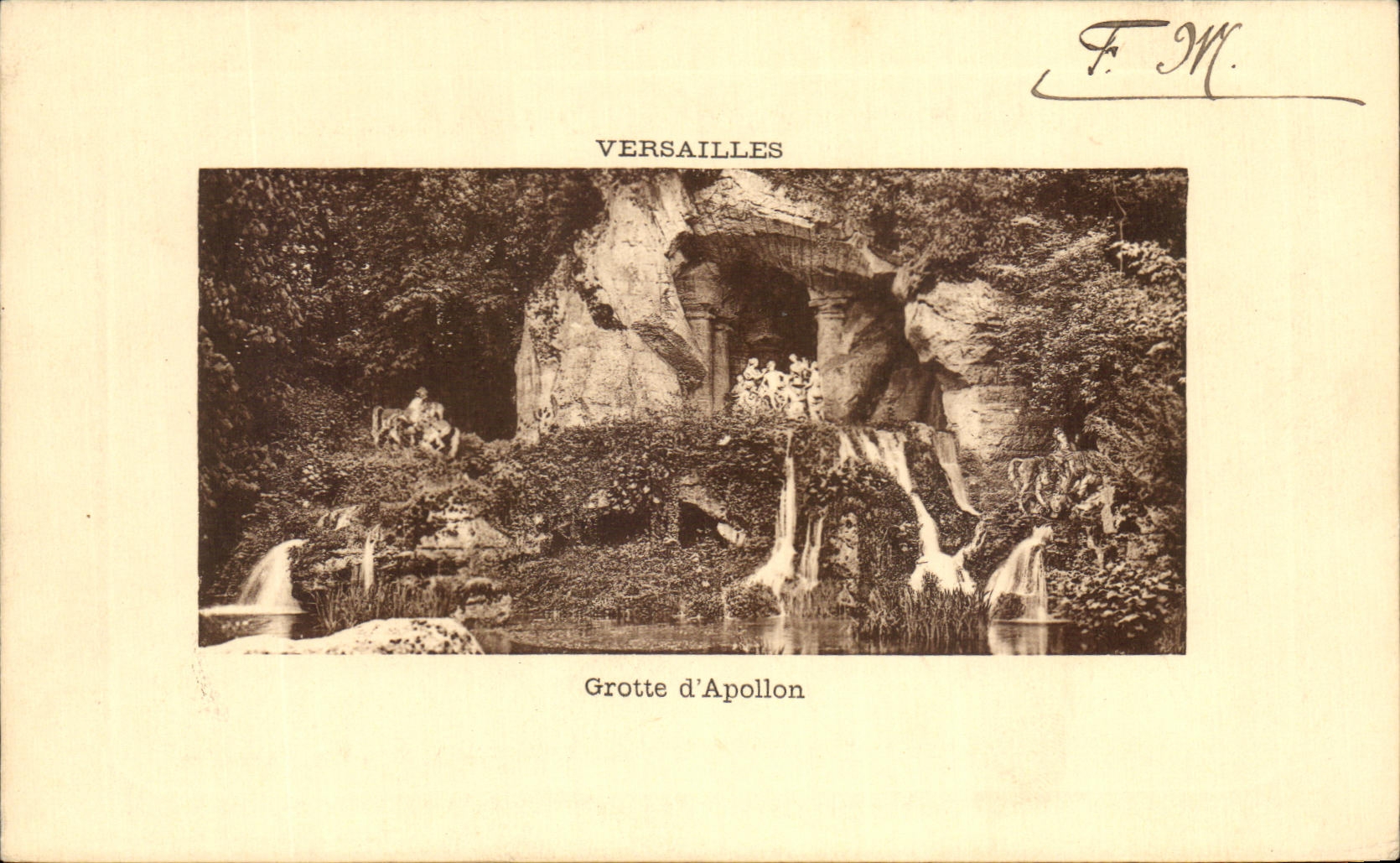 CPA Versailles Grotte d'Apollon