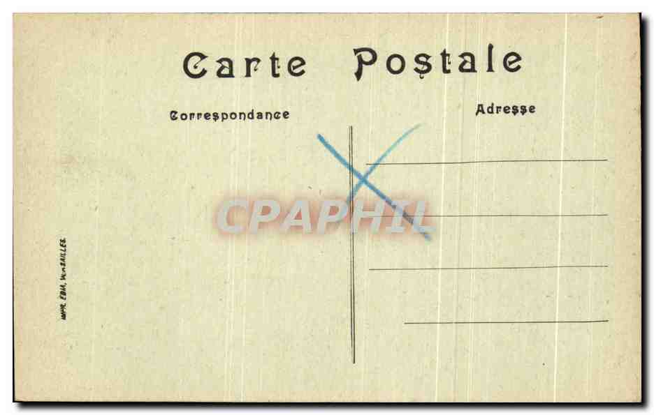 CPA Versailles Parterre d'Eau Bassin Du Midi La Loire Neptune — Verso