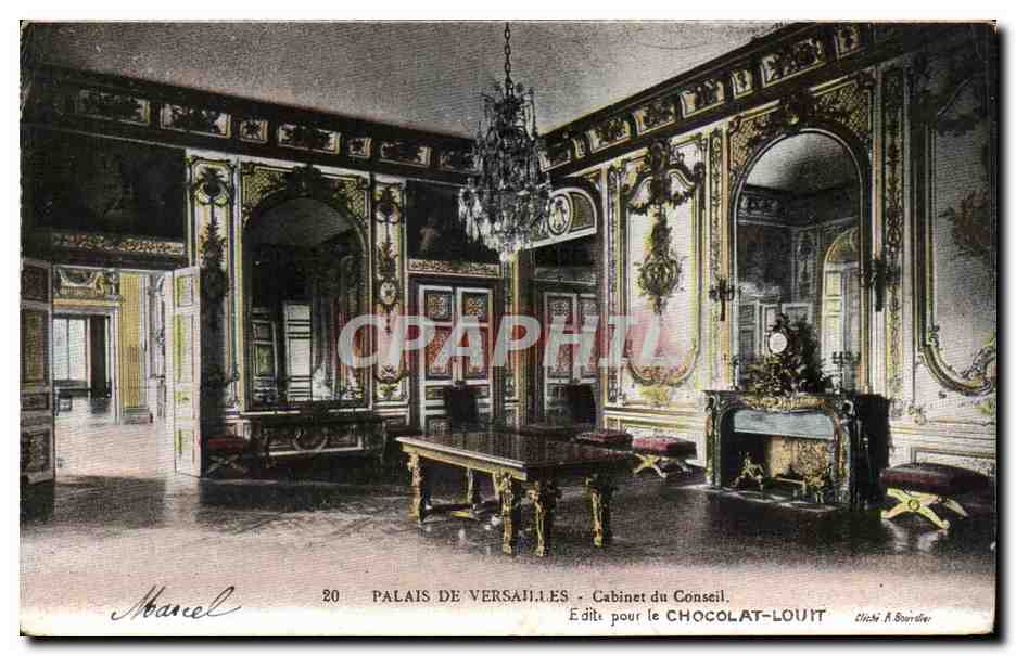 Palais de Versailles - Cabinet du Conseil — éditeur pour le Chocolat-Louit, n°20