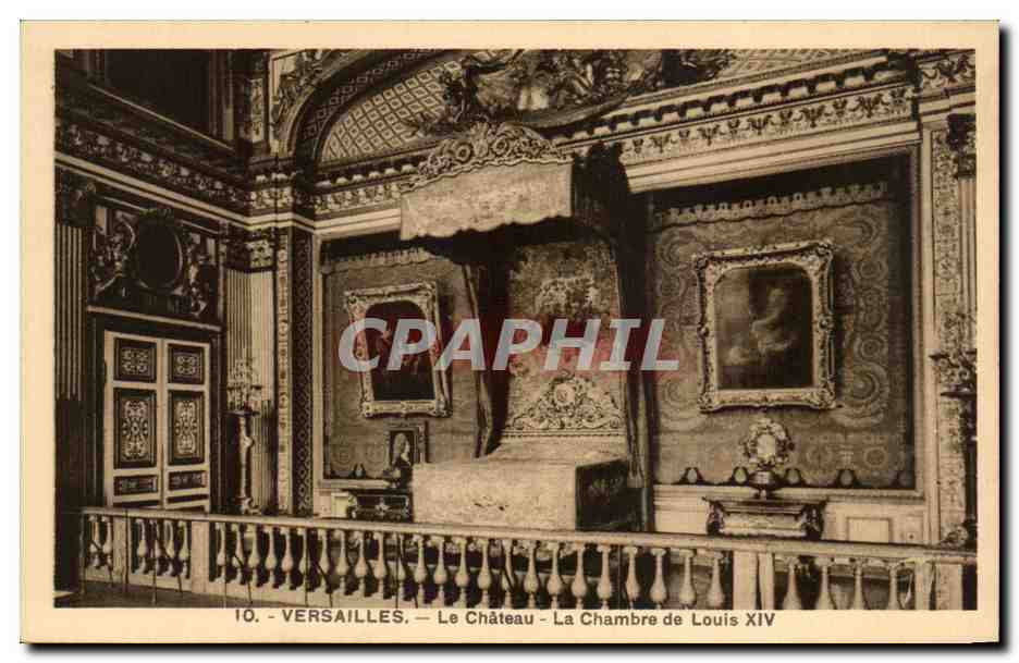 CPA Versailles Le Chateau La Chambre De Louis XIV