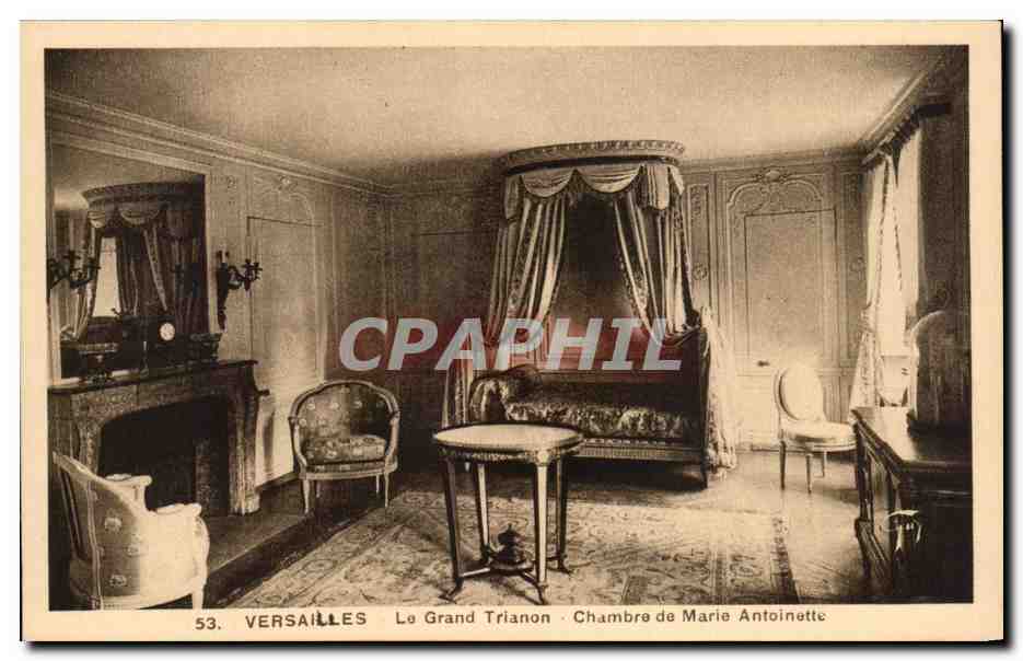 CPA Versailles Le Grand Trianon Chambre De Marie Antoinette