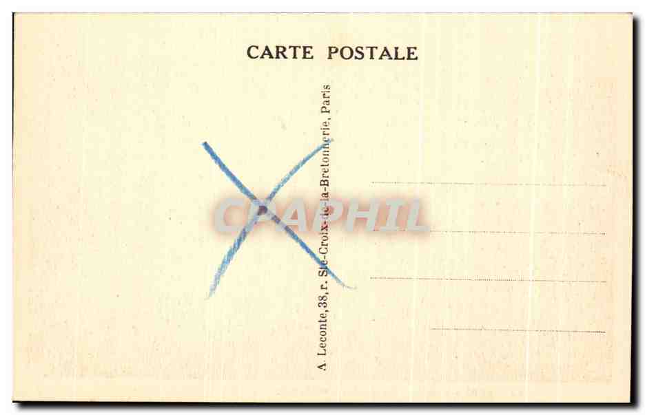 CPA Versailles Le Chateau Et l'Orangerie  — Verso