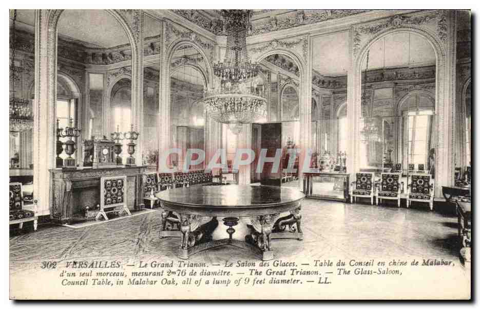 CPA Versailles Le Chateau Trianon Le Salon Des Glaces 