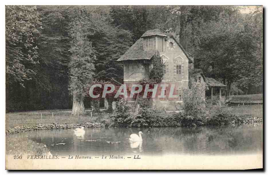 CPA Versailles Le Hameau Le Moulin Cygnes