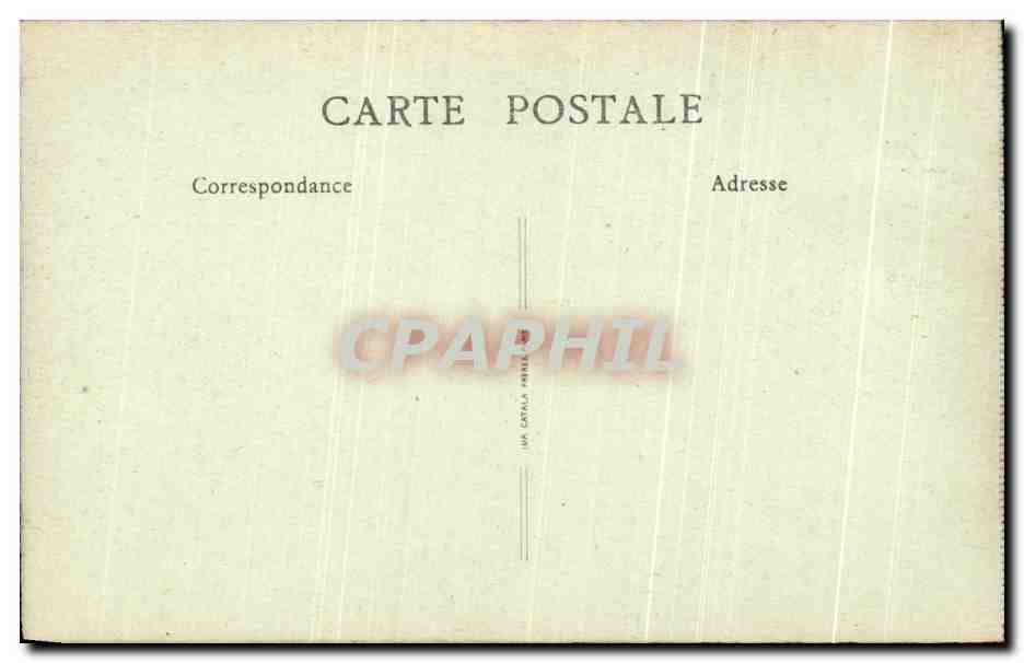CPA Parc De Versailles Trianon Le Moulin  — Verso