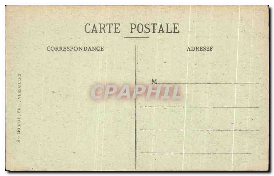 CPA Versailles Parc Du Grand Trianon Le Pavillon Francais  — Verso
