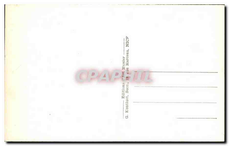 CPA Ponte San Luigi Frontiera Italiana — Verso