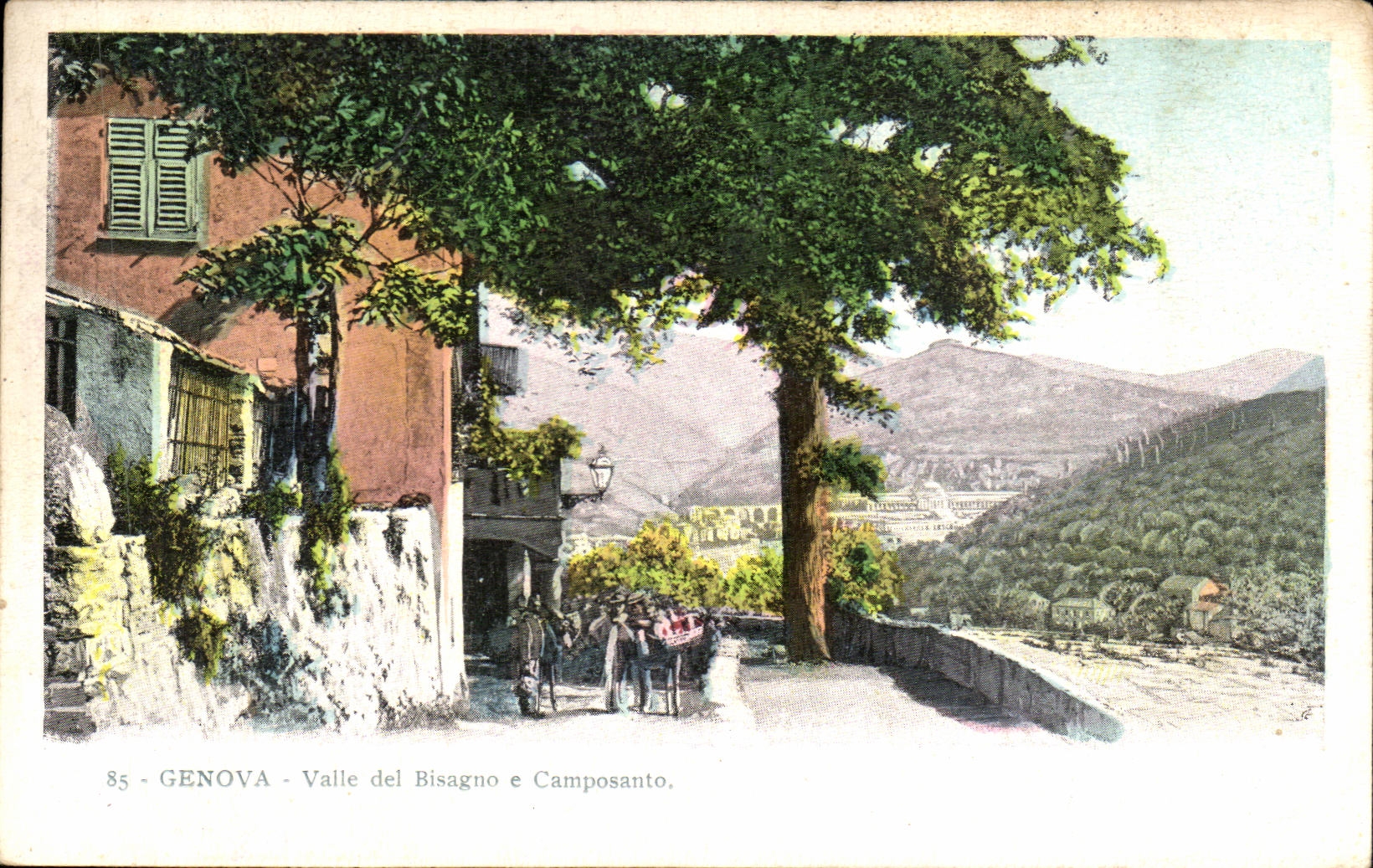 CPA Genova Valle Del Bisagno E Camposanto