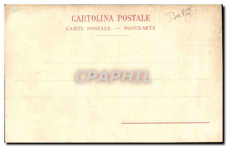 CPA Genova Valle Del Bisagno E Camposanto — Rückseite