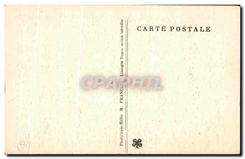 Le Gouffre de PADIRAC (Lot) — Le Fond du Gouffre — Photo Hélo (Limoges) — Verso