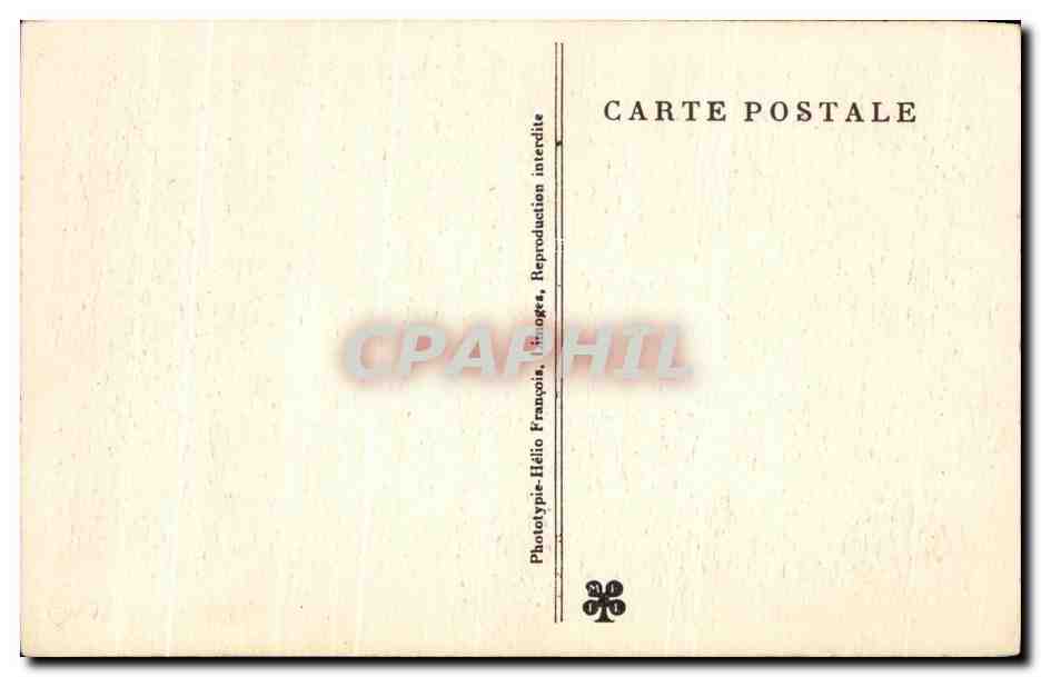 Le Gouffre de PADIRAC (Lot) — La Rivière inférieure — Phototypie-Héliopie — Rückseite