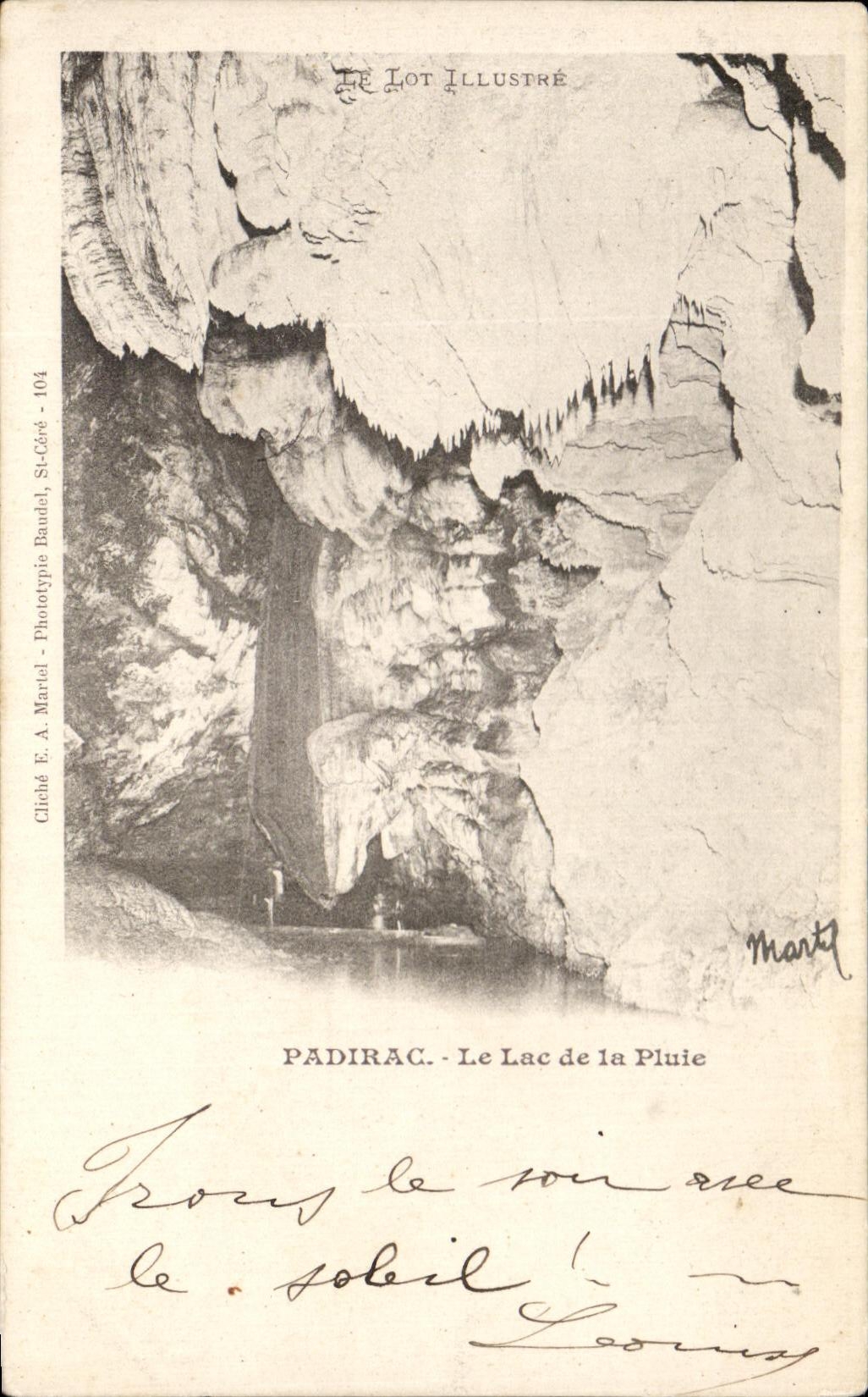 Padirac - Le Lac de la Pluie — Éditeur Le Lot Illustré, n° 104