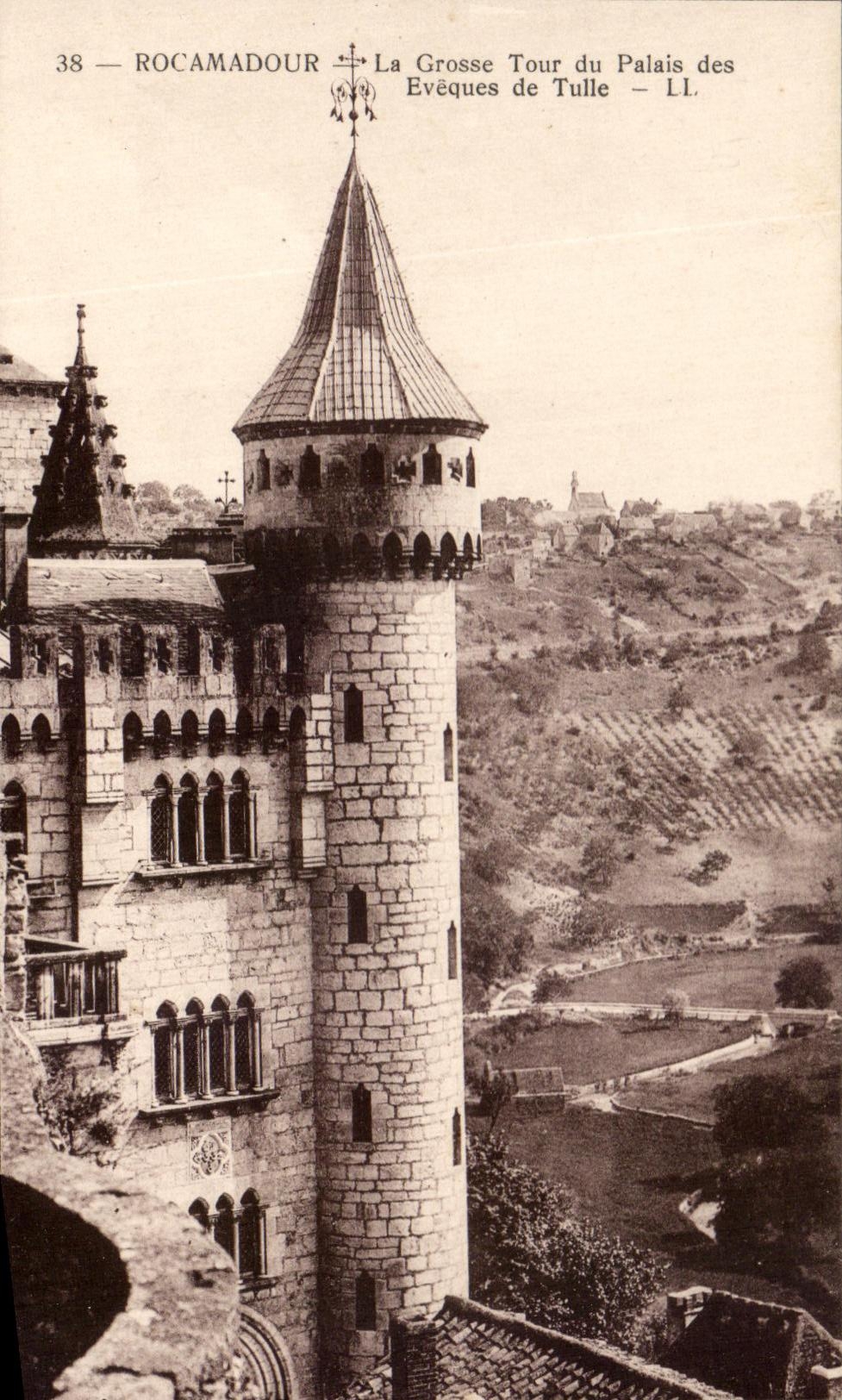 Rocamadour — La Grosse Tour du Palais des Évêques de Tulle — LL