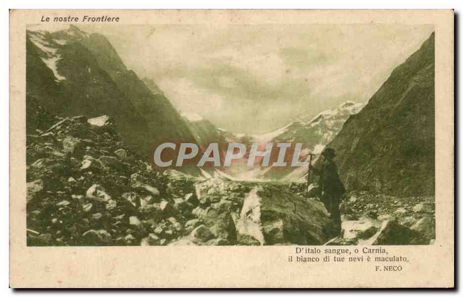 CPA Italie la nostre Frontiere