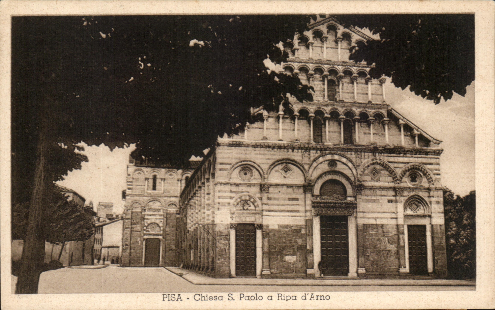 CPA Pisa Chiesa paolo a ripa d'arno