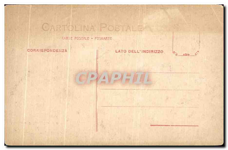 CPA Tivoli Fontana Ovata a Villa d Este Disegno di Michelangelo  — Verso