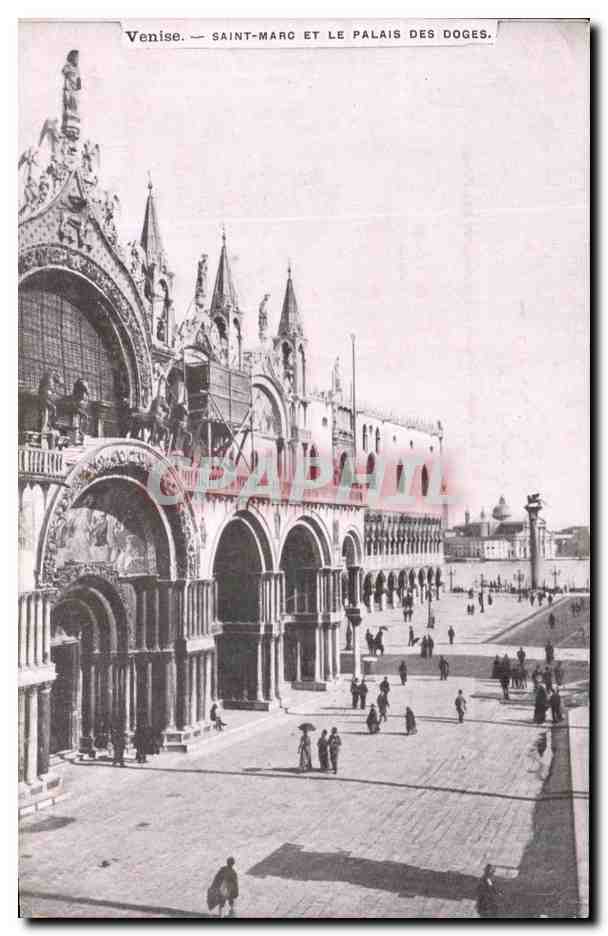 CPA Venise Saint Marc Et Le Palais Des Doges