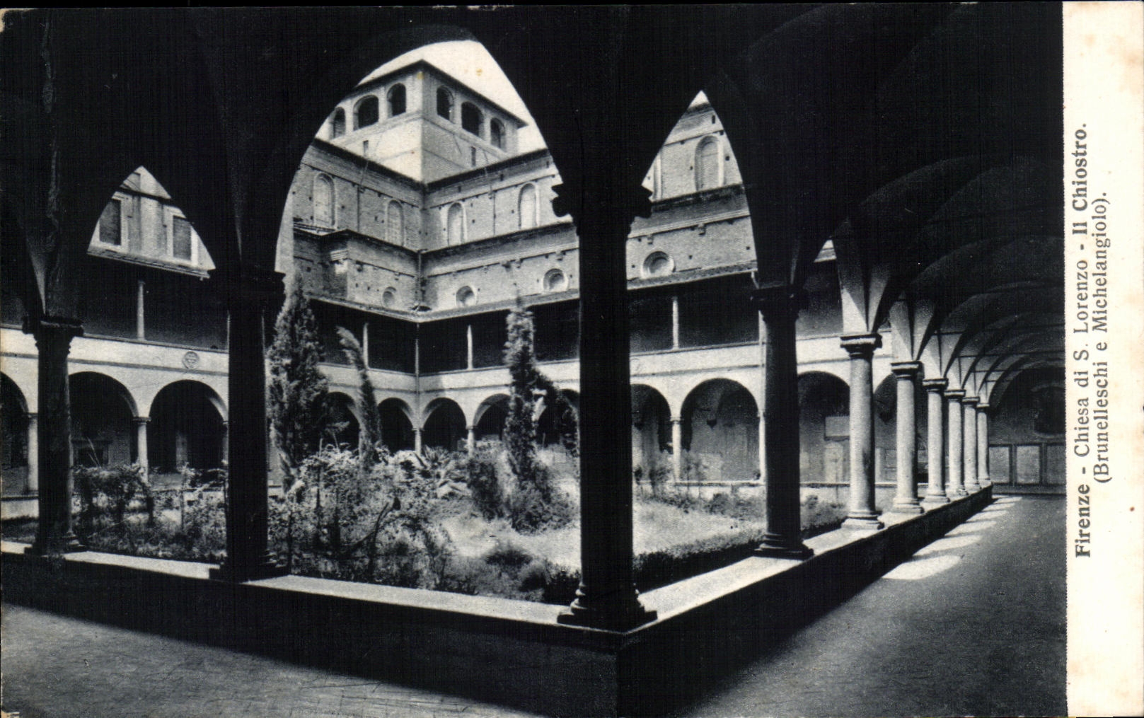 CPA Firenze Chiesa Di Lorenzo Chiostro