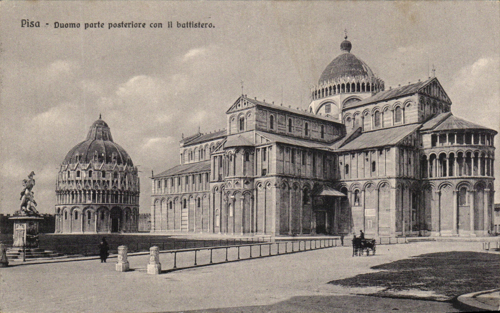 CPA Pisa Duomo Porte Posteriore Con Battistero