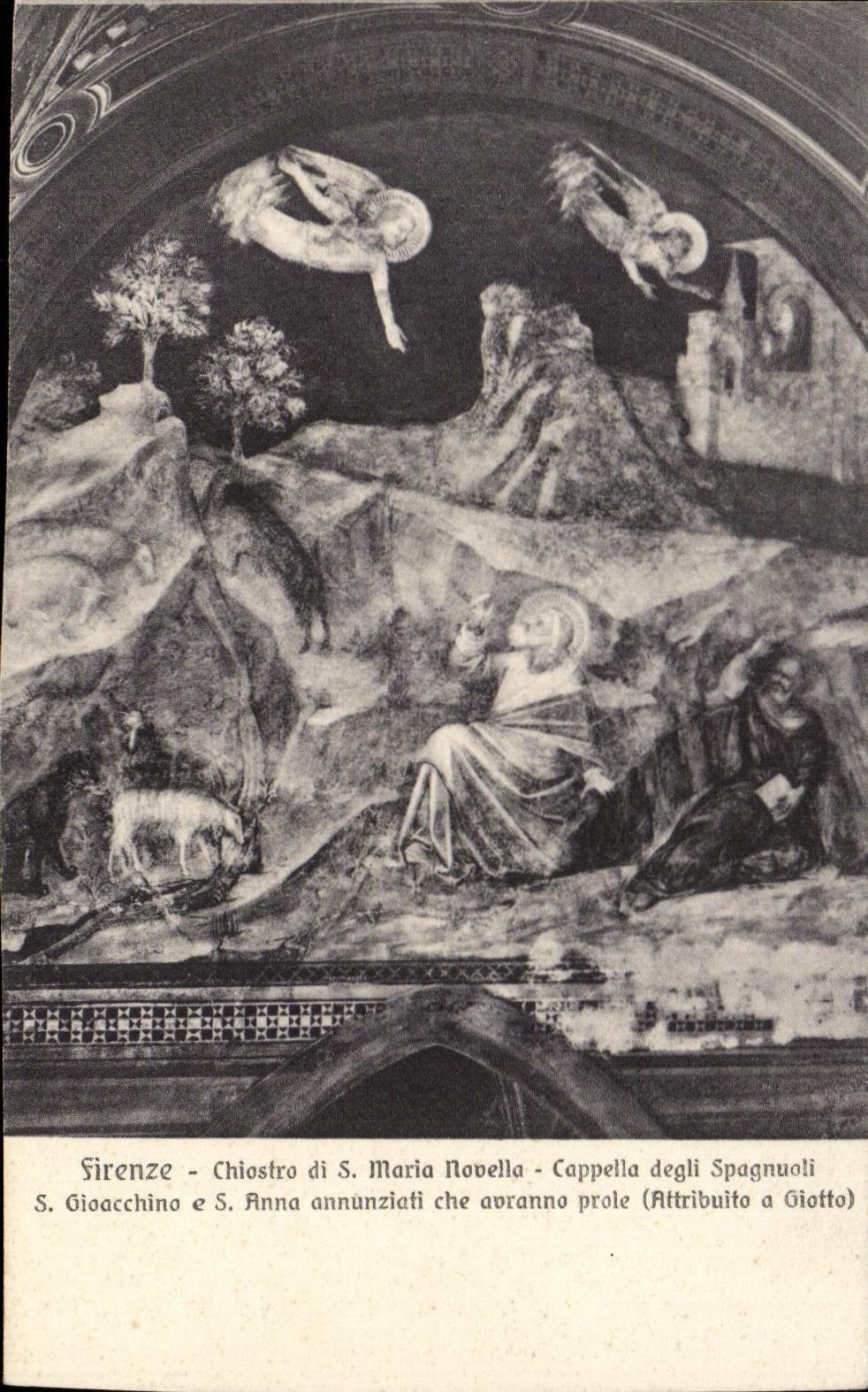 CPA Firenze Chiosto Maria Novella Cappella Degli Spagnuoli