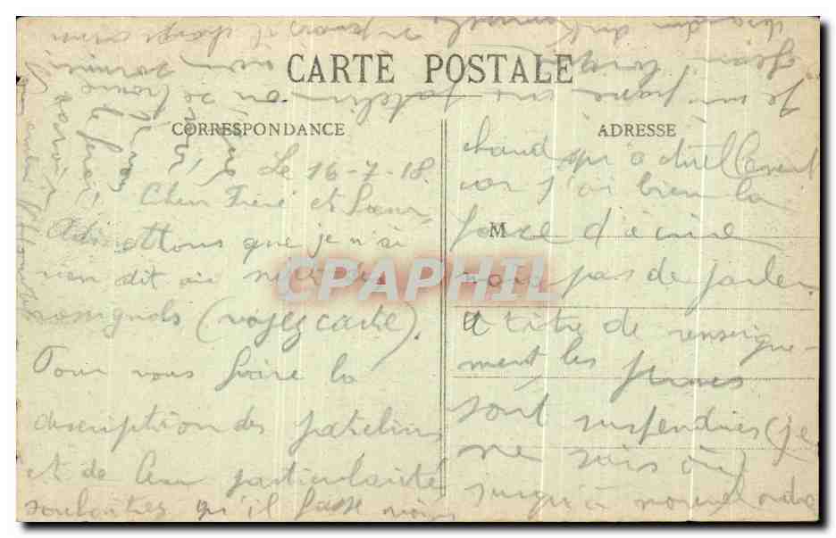 Nancy - Fontaine und Place Callot — Imprimeries Rénales de Nancy, n°70 — Rückseite