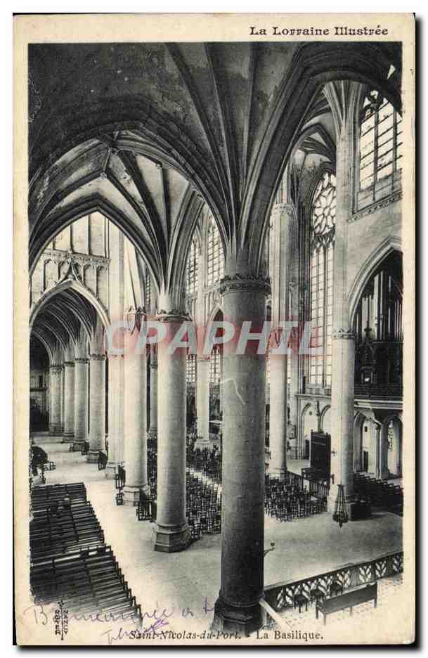 CPA La Lorraine Illustree Saint Nicolas Du Port La Basilique