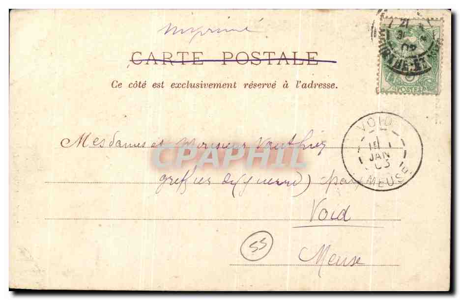 CPA La Lorraine Illustree Saint Nicolas Du Port La Basilique — Verso
