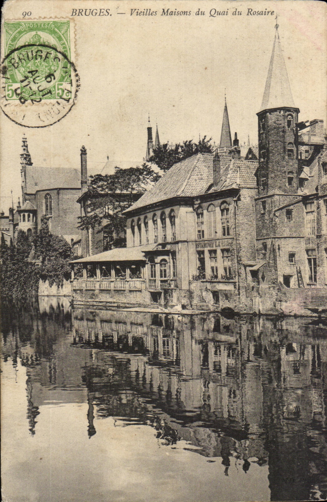 CPA Bruges Vieilles Maisons du Quai du Rosaire