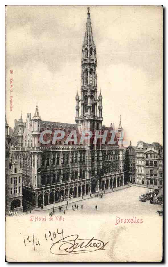 CPA Bruxelles L'Hotel de Ville