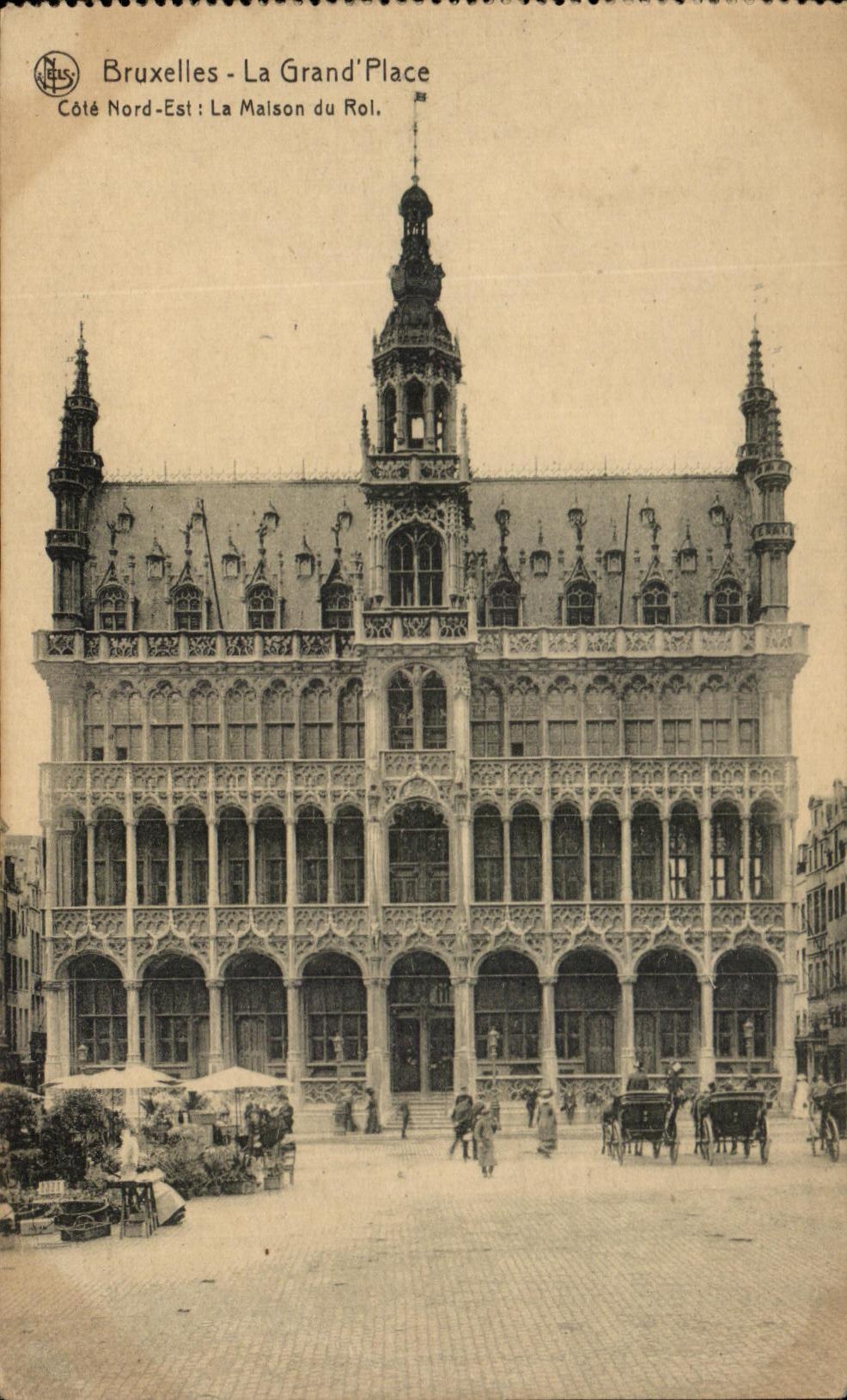 Bruxelles - La Grand'Place — Côté Nord-Est : La Maison du Roi — éditeur N. BILLY, n° de série non visible