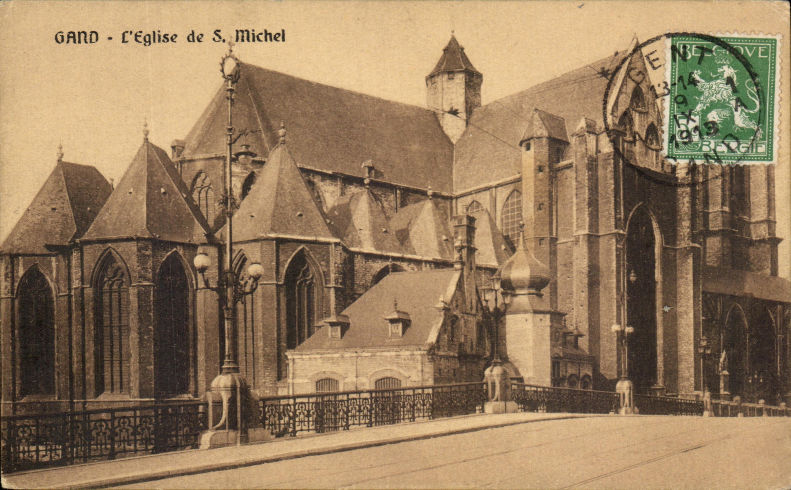 CPA Gand L'Eglise de St MIchel