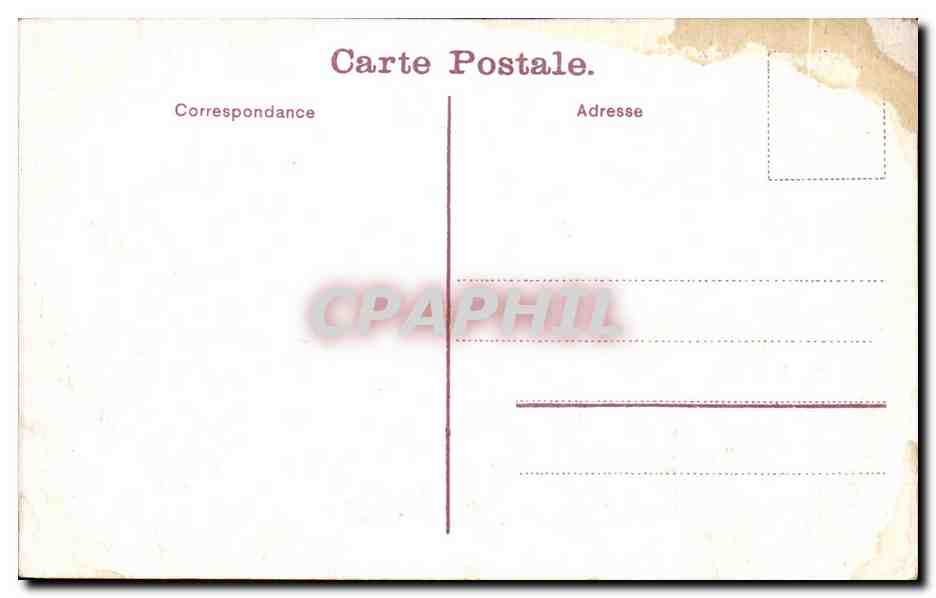 CPA Bruxelles Palais de la Nation — Verso