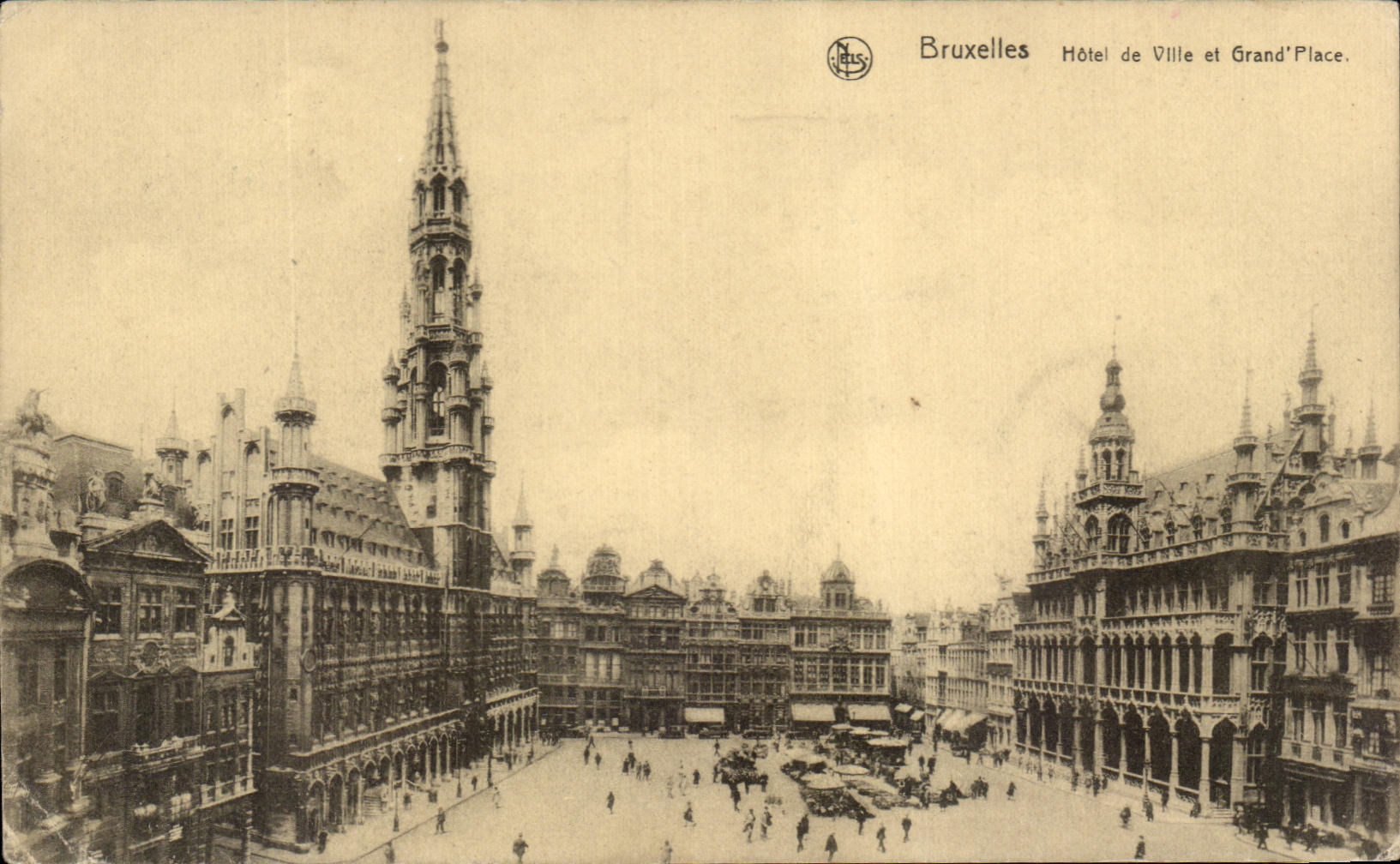 CPA Bruxelles Hotel de Ville et Grand Place