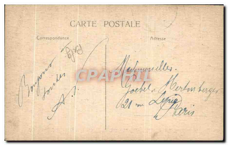 CPA Expostion Universelle de Gande La Cour d'Honneur et la Fontaine Monumentale — Verso