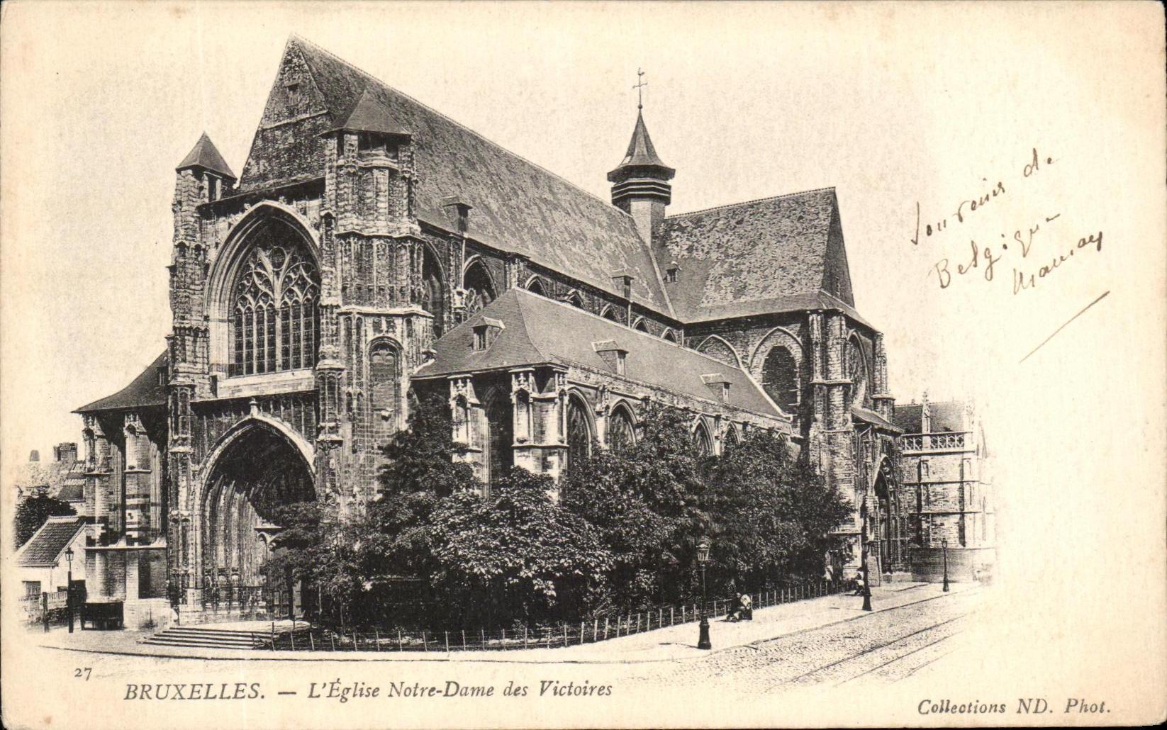 CPA Bruxelles L'Eglise Notre Dame des Victoires