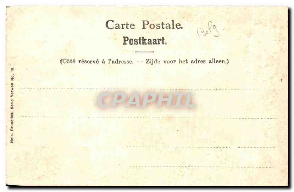 CPA Alfred Verwee L'Embouchure de l'Escaut Vaches — Verso