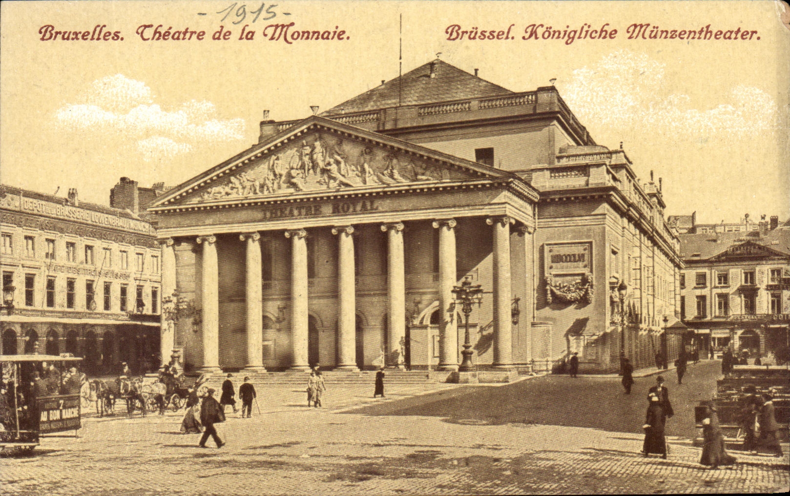 CPA Bruxelles Theatre de la Monnaie 