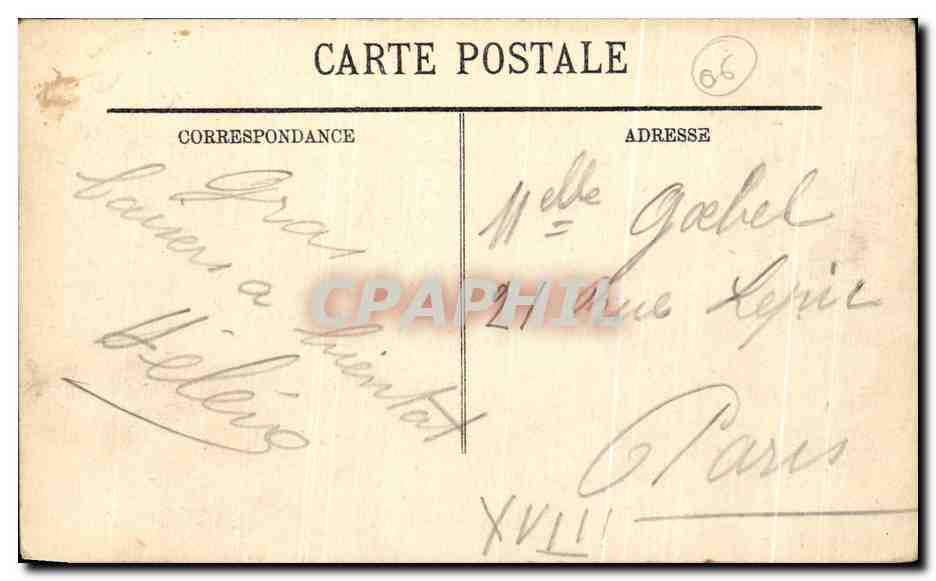 CPA Monte Carlo Le Casino vu de la Route de la turbie — Rückseite