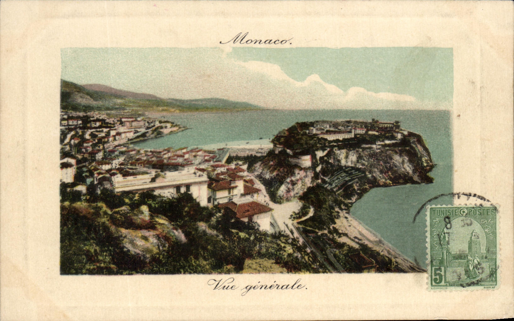 CPA Monaco Mote Carlo Vue Generale