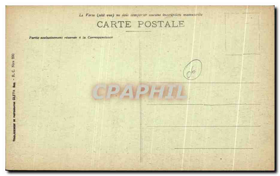 CPA Monaco Le Rocher Vue Prise de la Tete de Chien — Rückseite