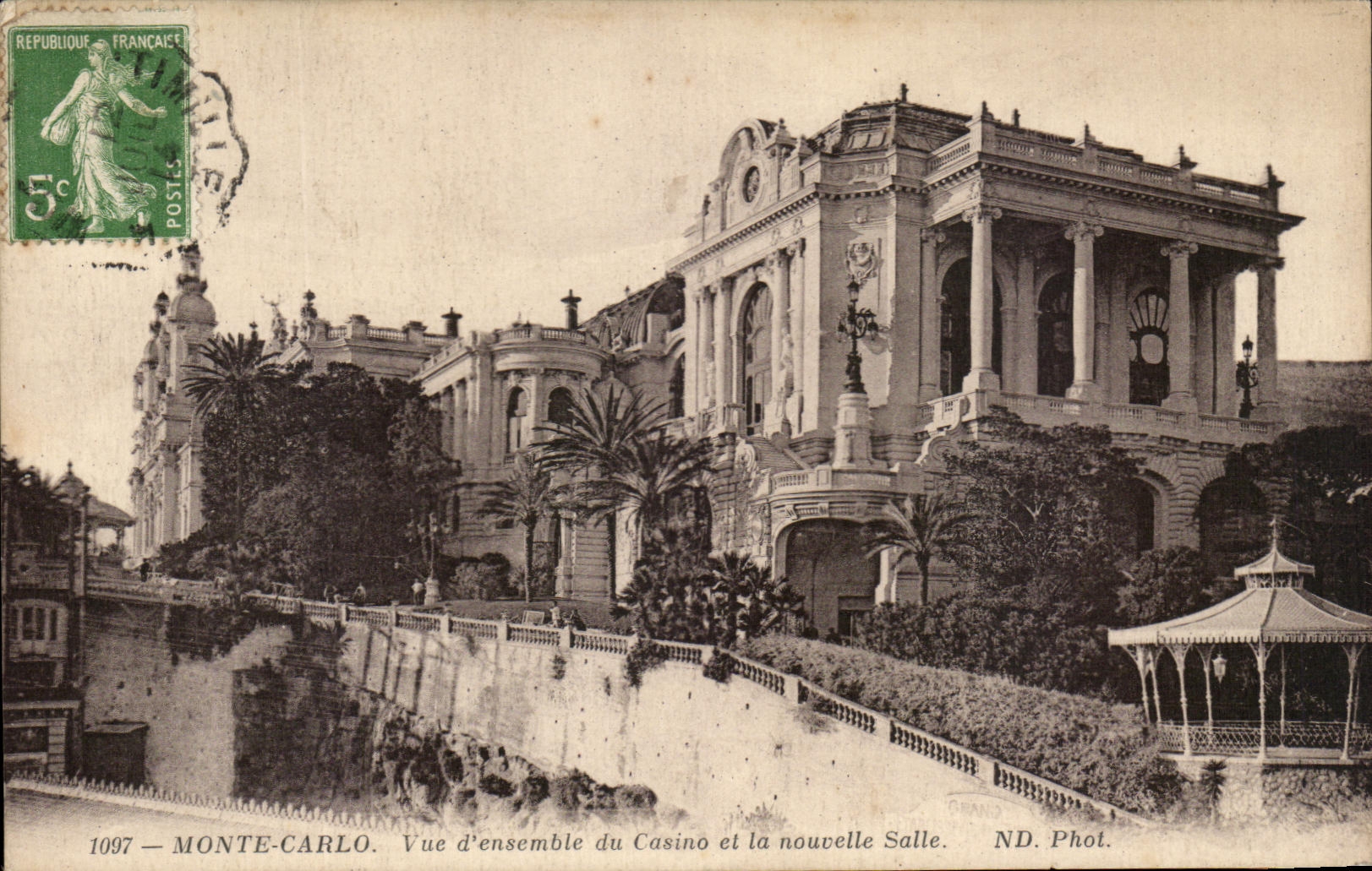 CPA Monaco Vue d'ensemble du casino et la nouvelle salle
