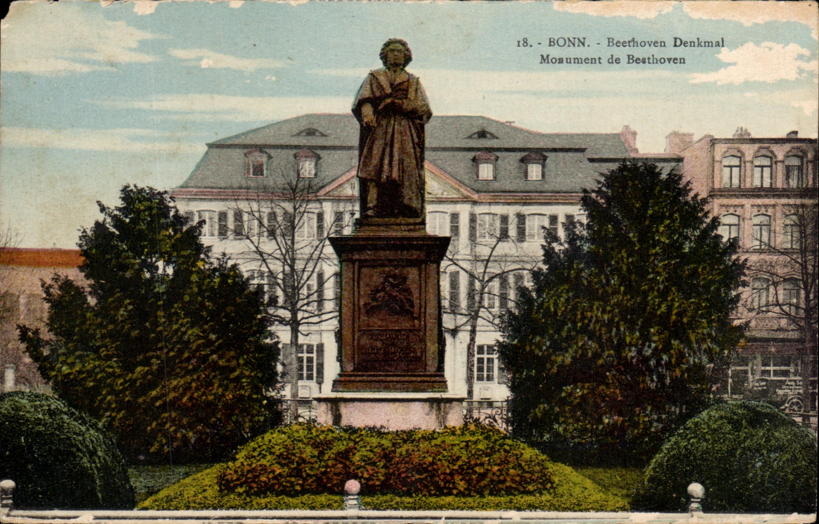 CPA Bonn Beerhoven Denkmal Monument De Beethoven