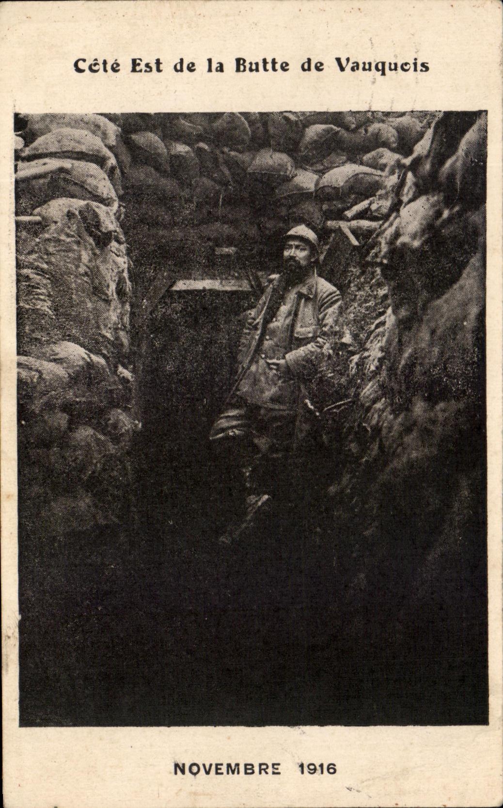 CPA Cote Est De La Butte De Vauquois Novembre 1916 Militaria