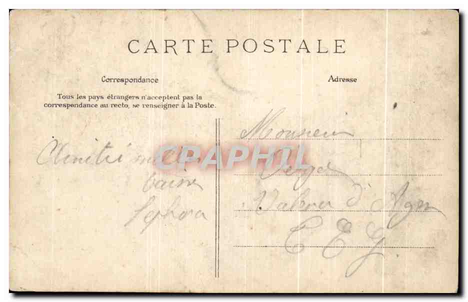 Le grand Portail de la Cathédrale Saint-Pierre — VANNES — Collection Villain, n° 2365 — Verso