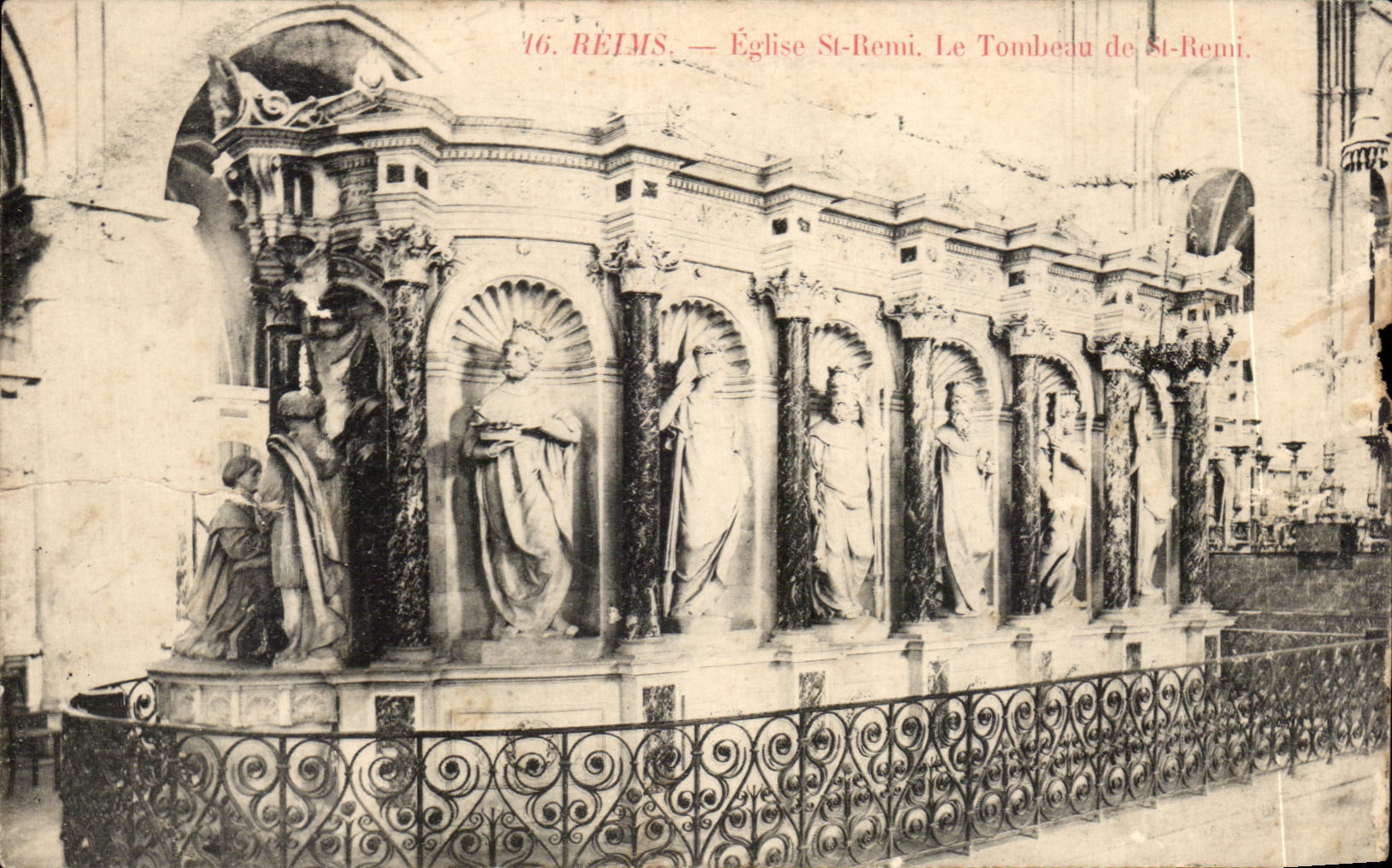 CPA Reims Eglise St Remi Le Tombeau De St Remi