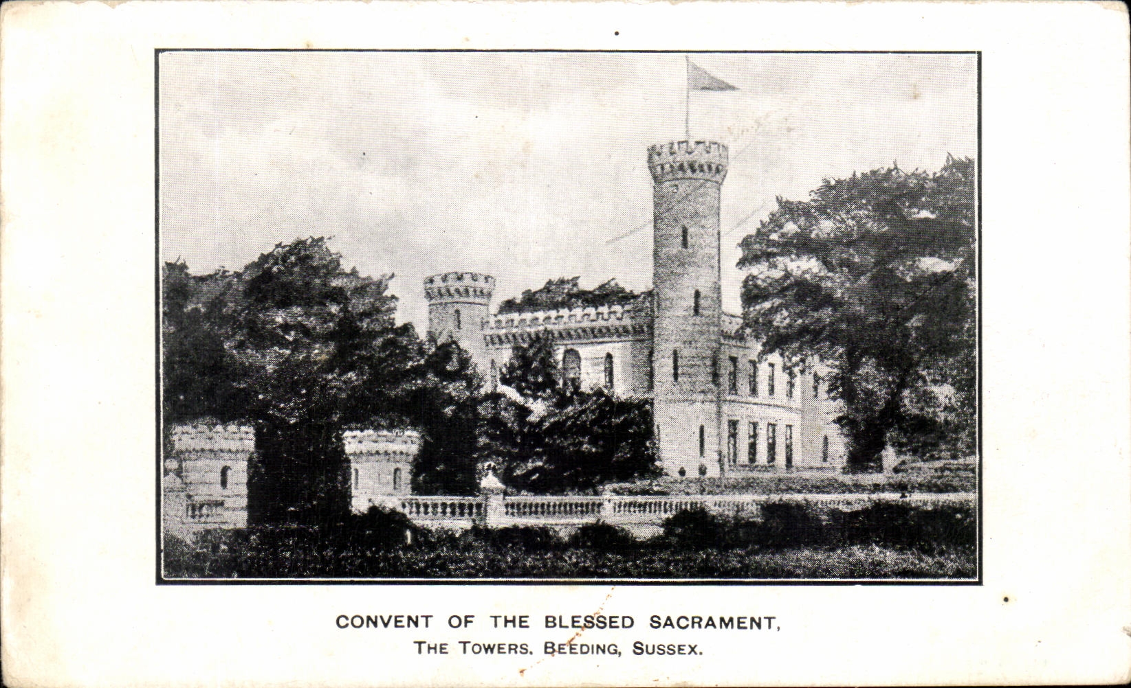 CPA Convent Of The Blessed Sacrament The Towers Beeding Sussex